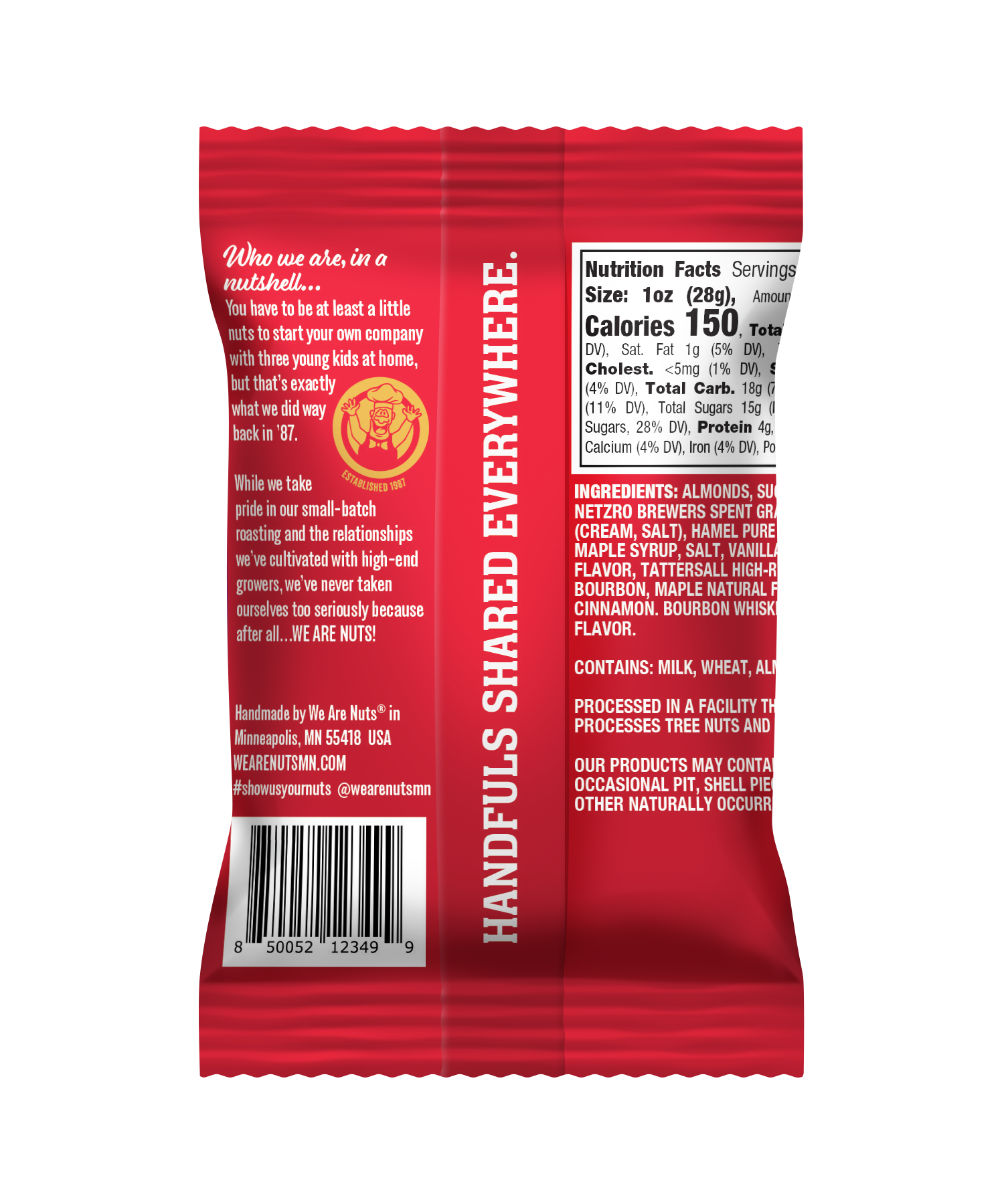 Maple Bourbon Toffee Almonds - Snack Size