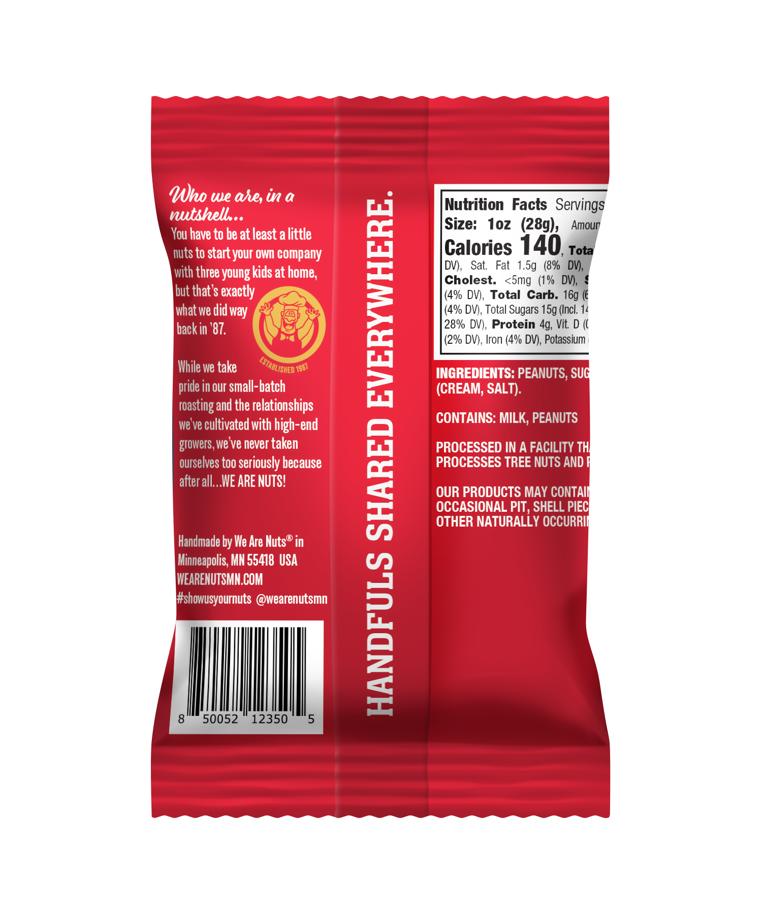 The Original Toffee Peanuts - Snack Size