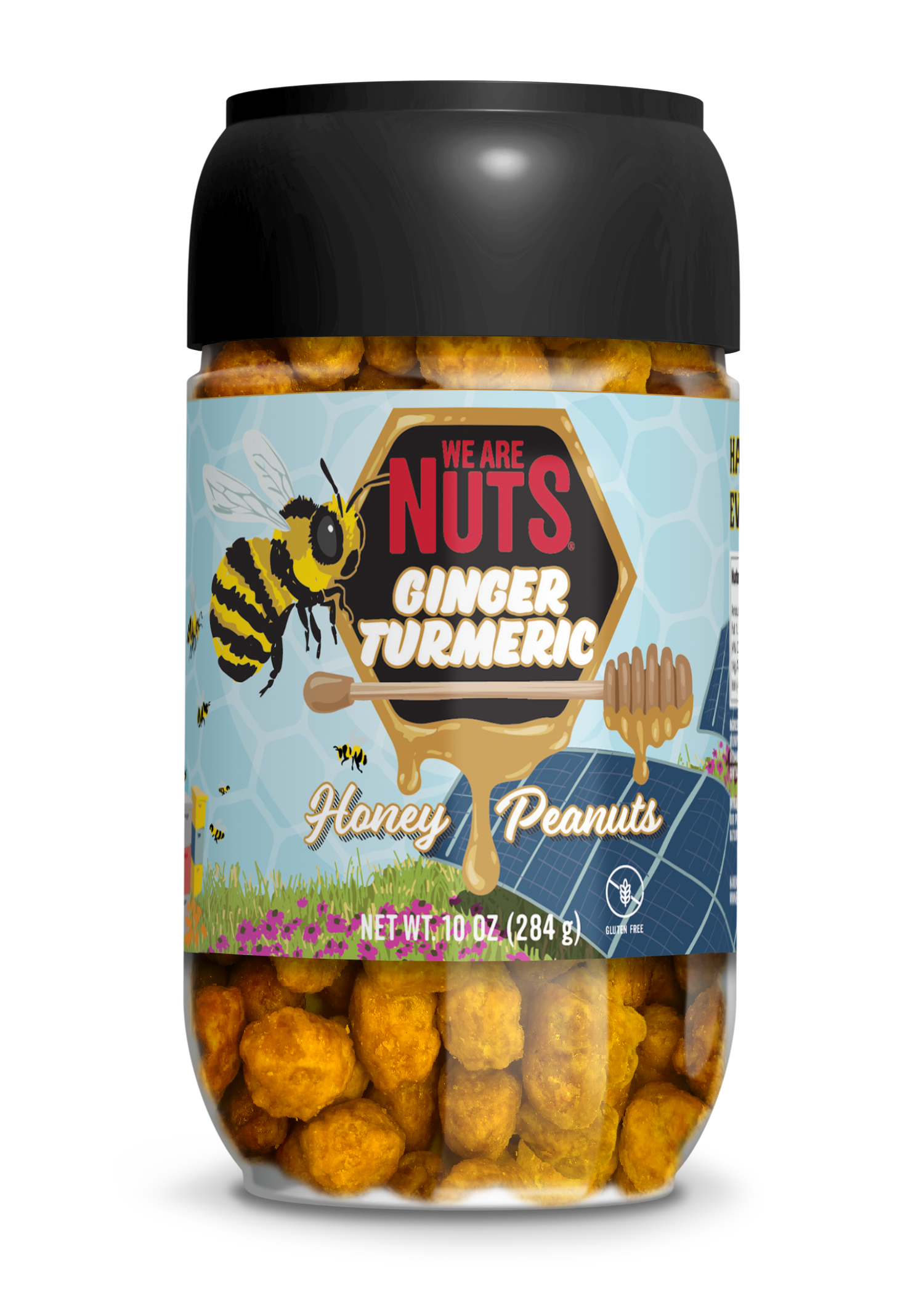 Ginger Turmeric Honey Peanuts