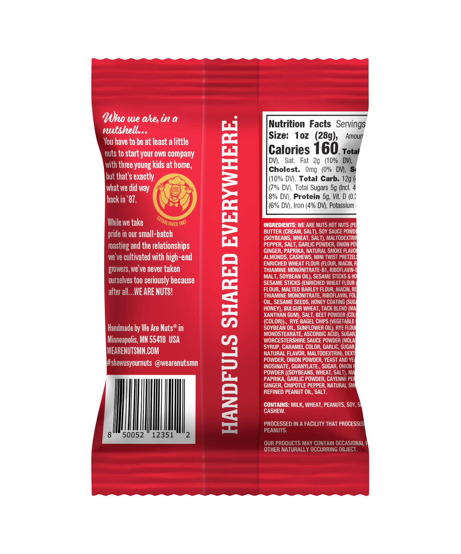 Smoky Hot Snack Mix - Snack Size