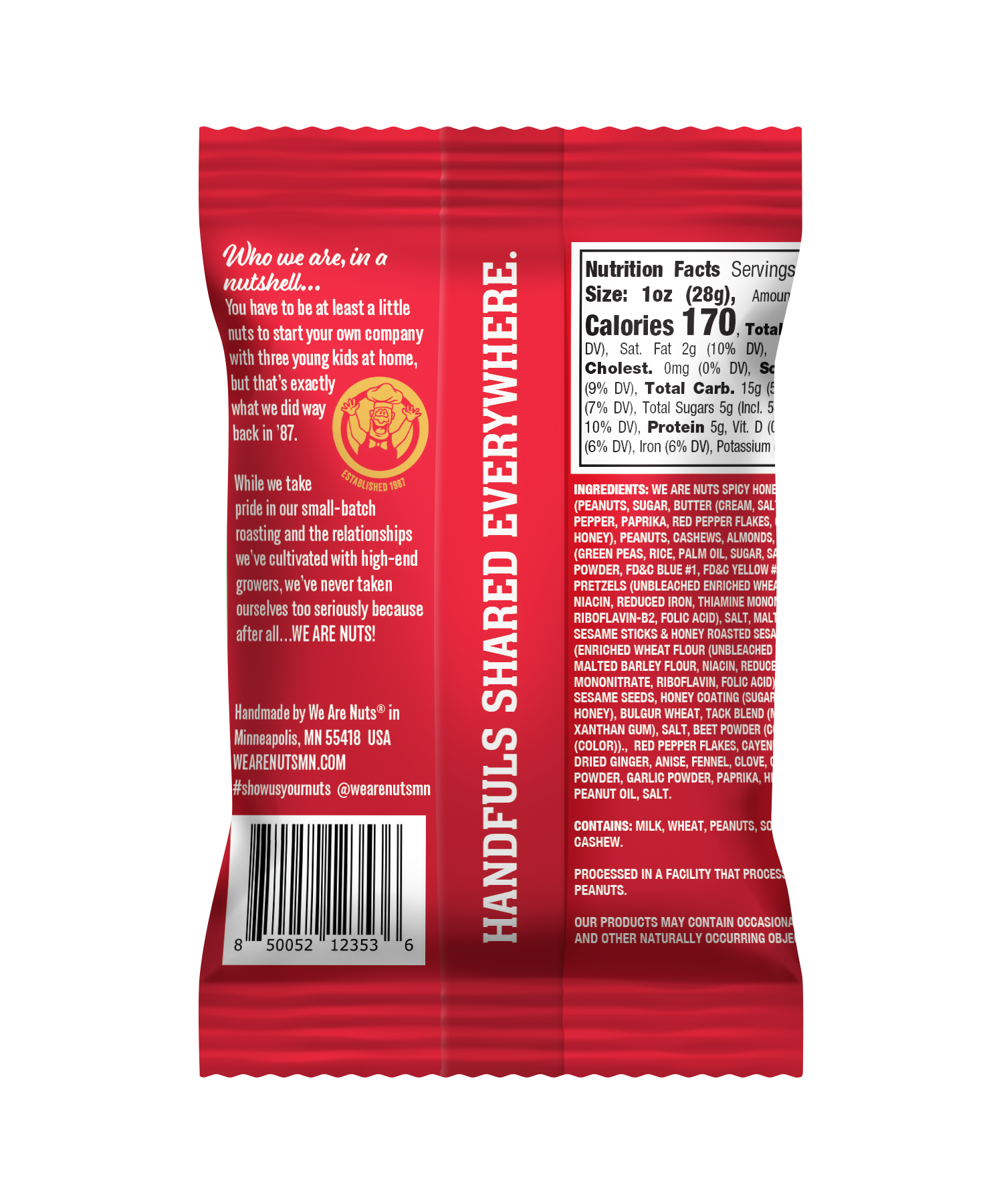 Savory Wasabi Snack Mix - Snack Size