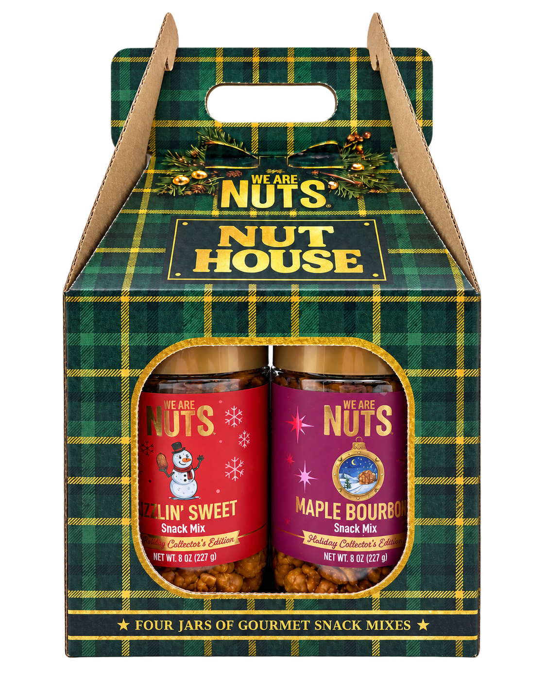 Plaid Holiday Collector's Edition Snack Mix Nut House - 6 Pack