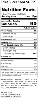 Fruit Slices Assorted