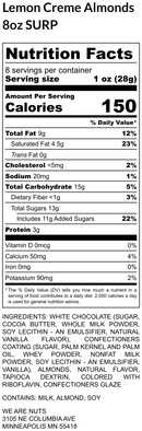 Lemon Crème Almonds