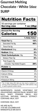 Gourmet Melting Chocolate - White