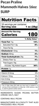 Pecan Praline Mammoth Halves