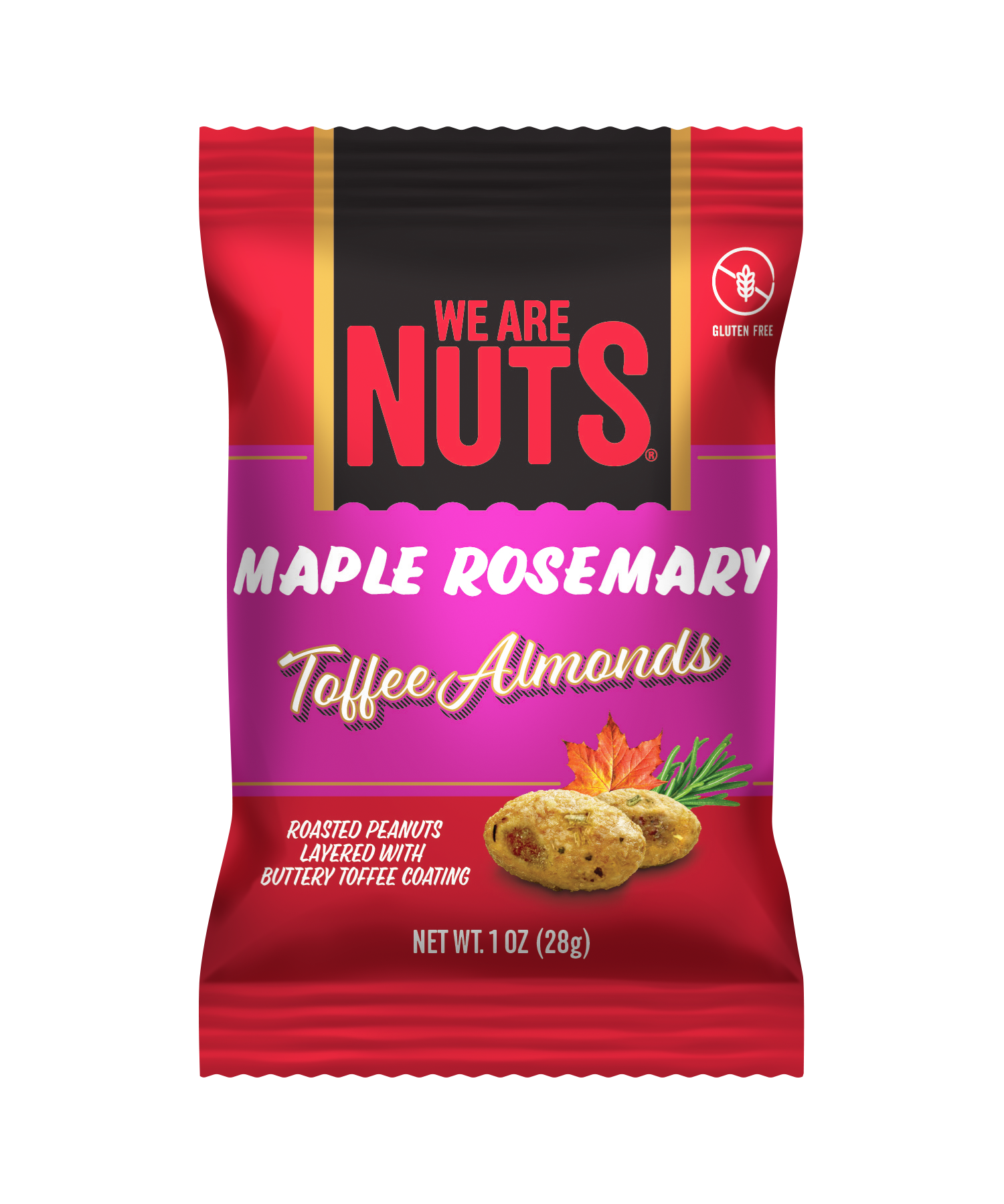 Maple Rosemary Toffee Almonds - Snack Size