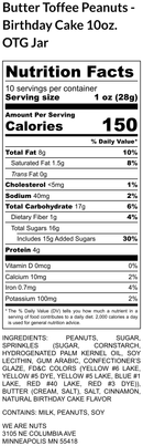 Birthday Cake Toffee Peanuts