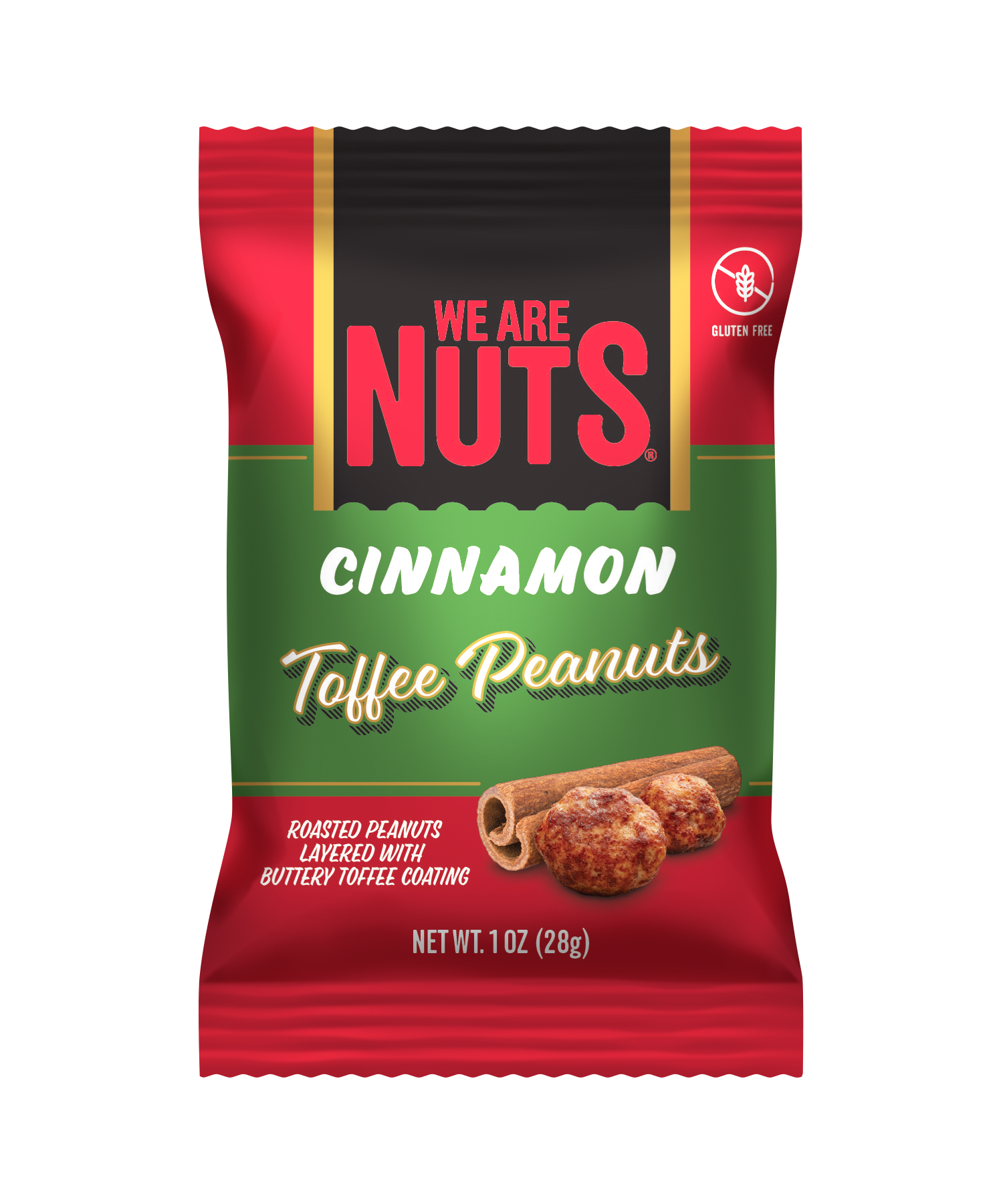 Cinnamon Toasted Toffee Peanuts - Snack Size