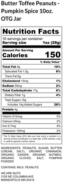 Pumpkin Spice Toffee Peanuts