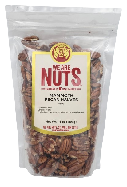 Pecan Fancy Mammoth Junior Halves Roasted Salted