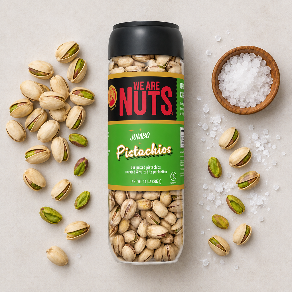 Tall OTG 14 oz. Pistachios Jumbo (Extra #1) In-Shell Roasted Salted