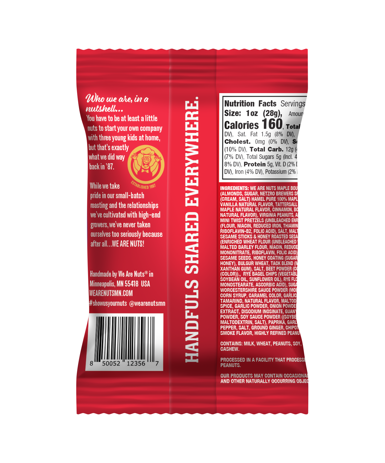 Maple Bourbon Snack Mix - Snack Size
