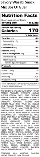 Savory Wasabi Snack Mix