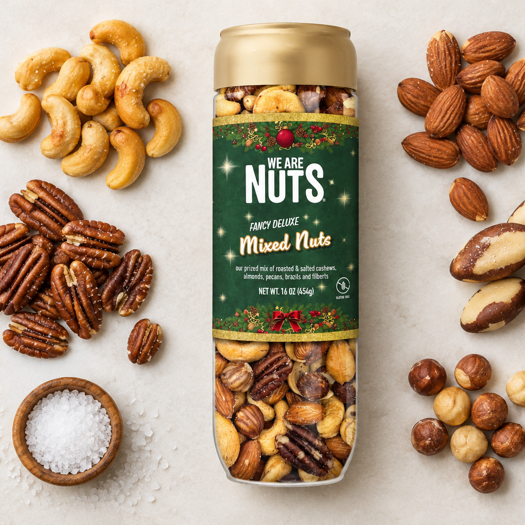 Fancy Deluxe Mixed Nuts Holiday Collector's Edition - 12 Pack