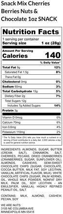 Cherries Berries & Nuts - Snack Size