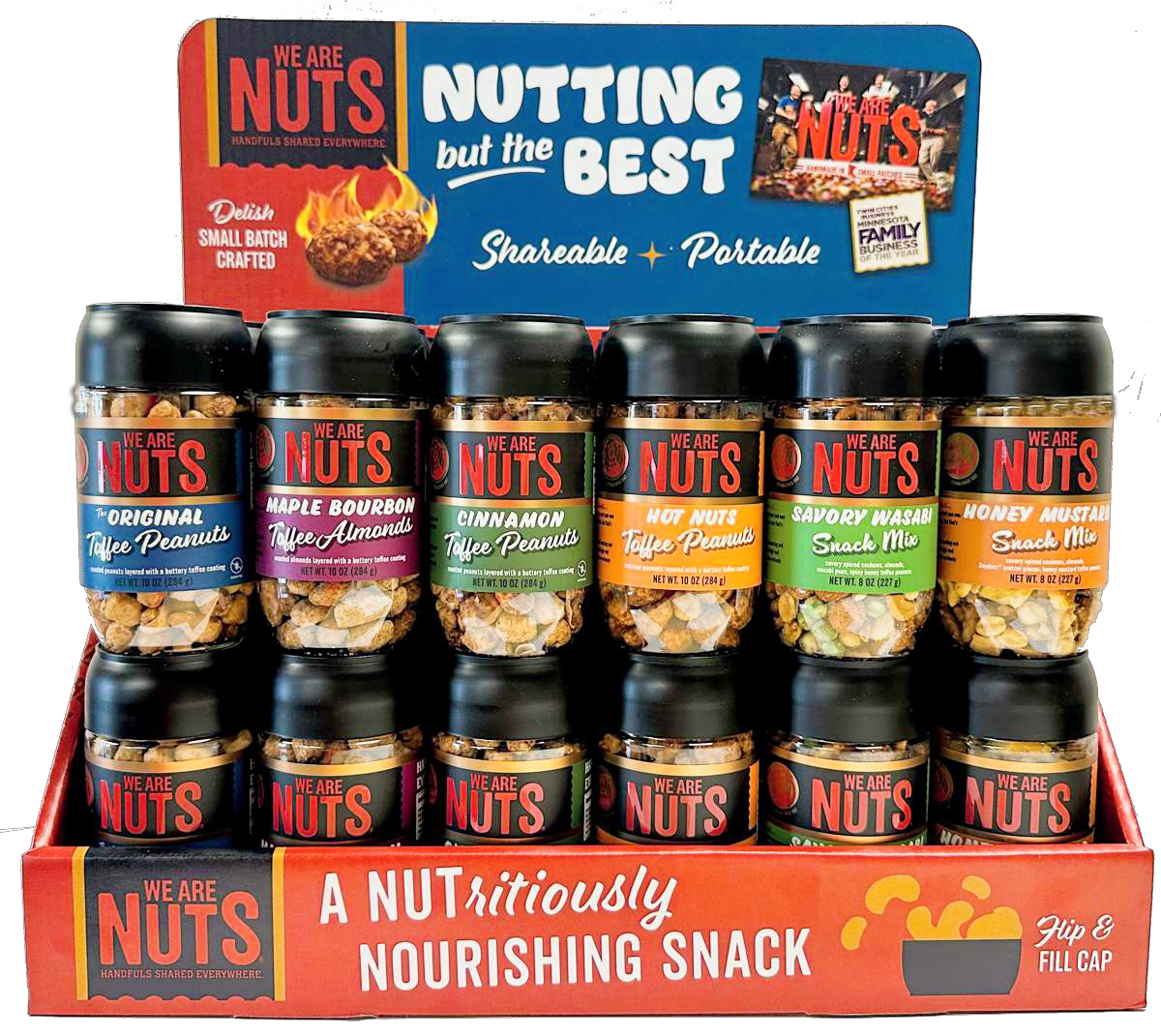 6 Flavor Variety 36 Count Shelf-Top PPK Shipper