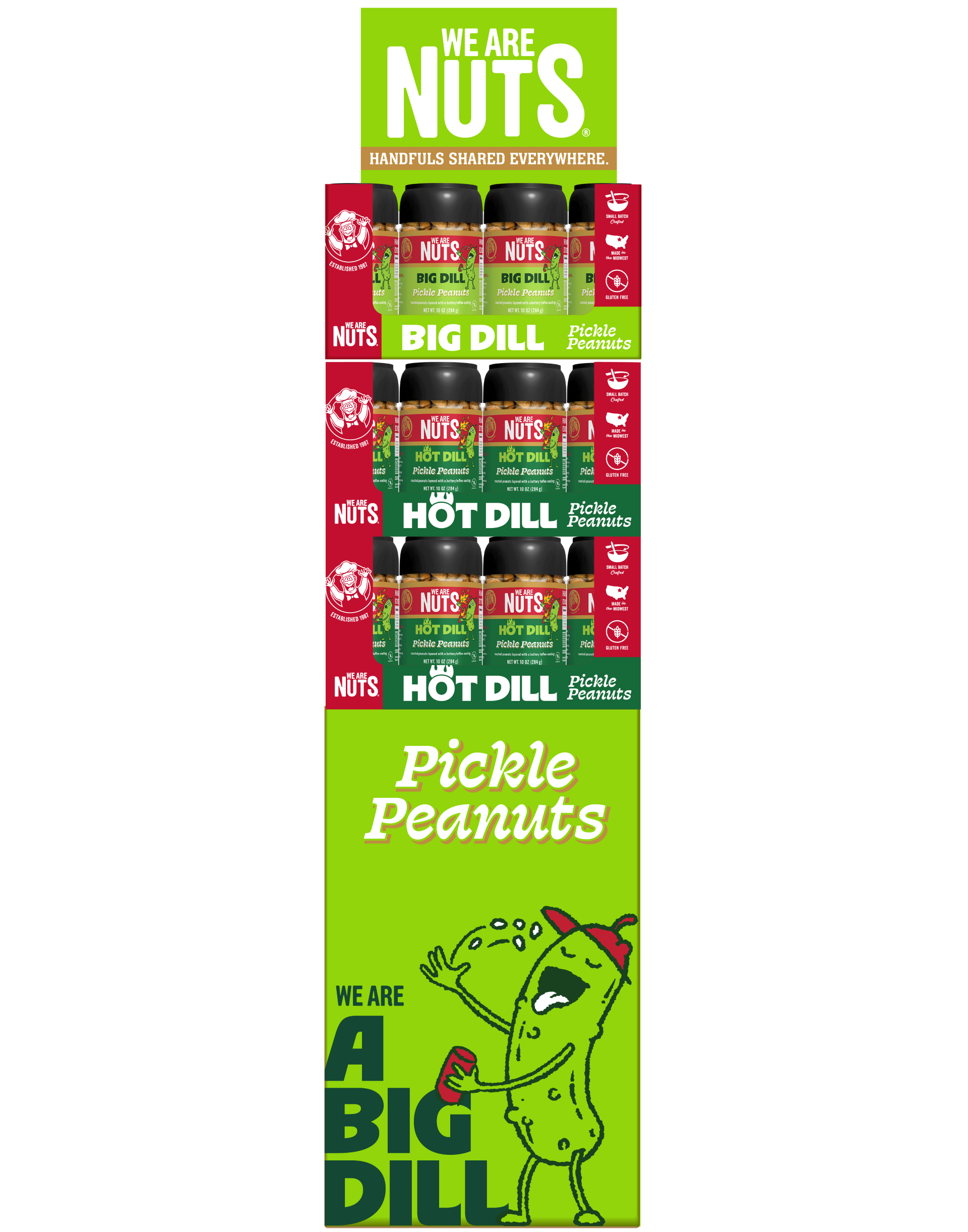 2 Flavor Dill 36 Count Floor PPK Shipper