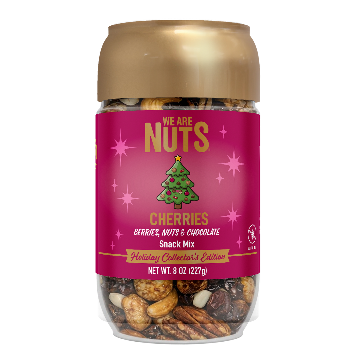 Cherries Berries Holiday Collector's Edition Snack Mix - 12 Pack