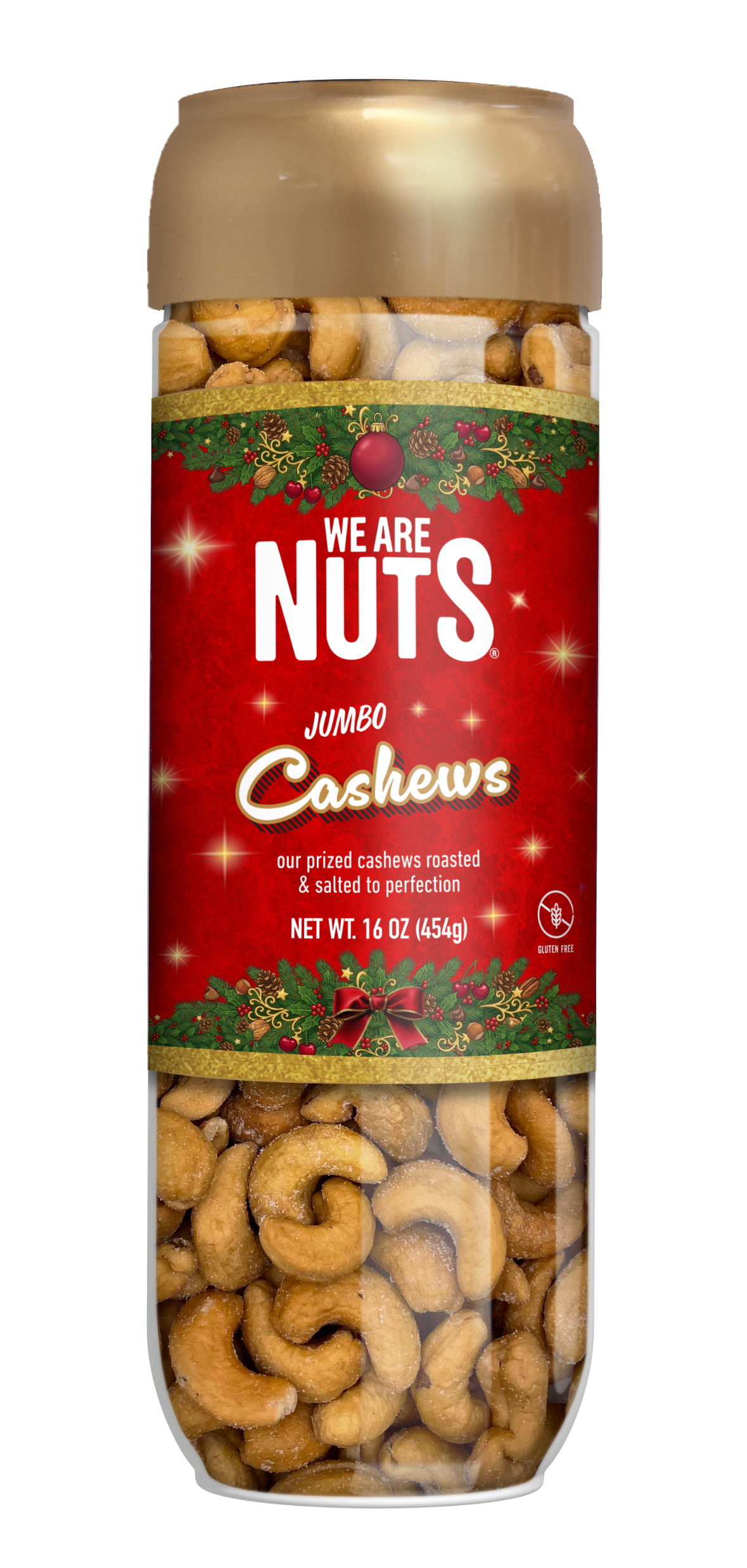 Cashews Whole Extra Large Roasted & Salted Holiday Collector's Edition - 12 Pack