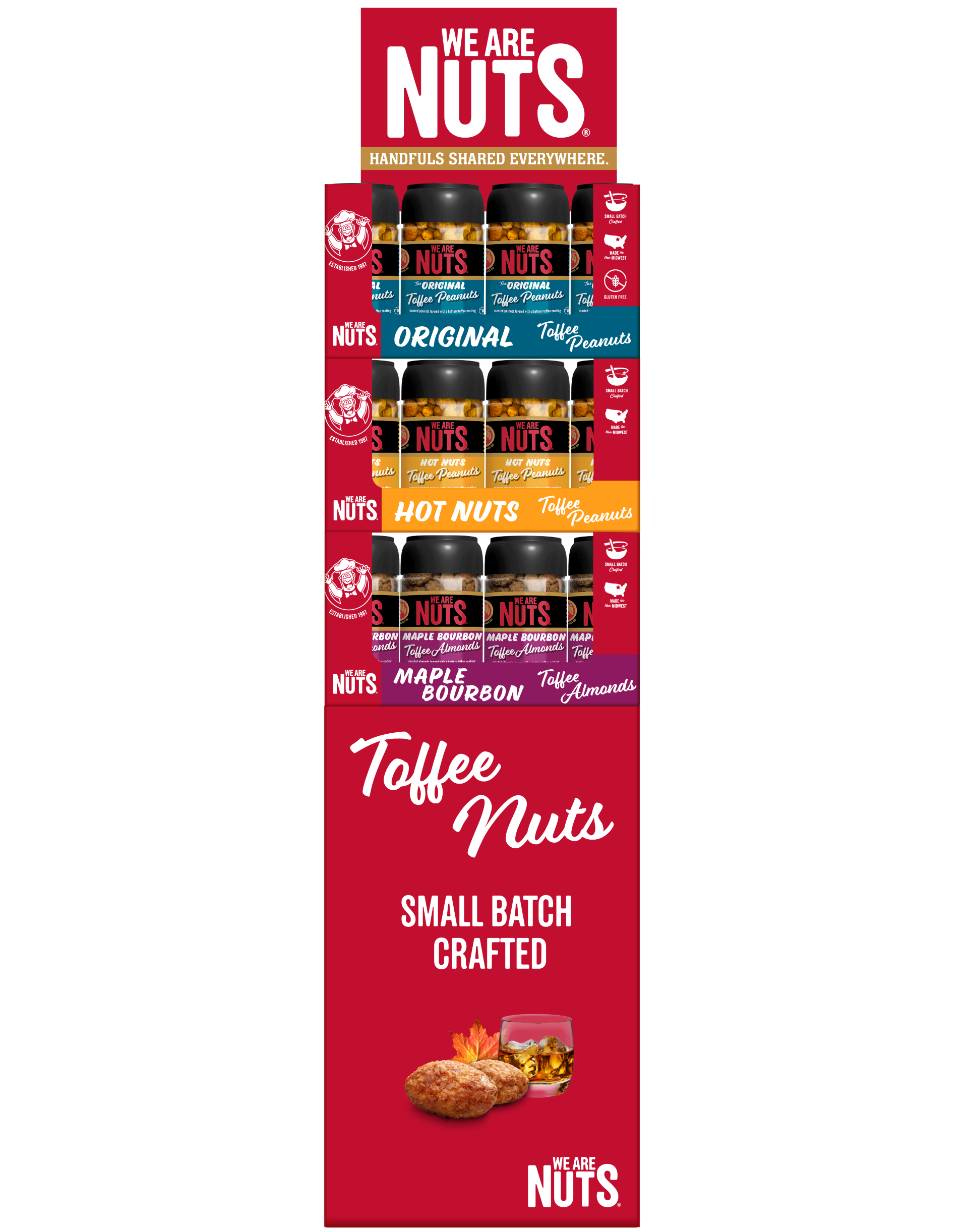 3 Flavor Classic 36 Count Floor PPK Shipper